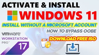 Activate Microsoft Windows 11  Install Windows 11 for FREE  How to BYPASS OOBE [upl. by Pachston345]