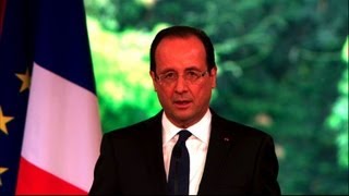 Hollande im Elysée Kurs auf Wachstum  und Berlin [upl. by Parette272]