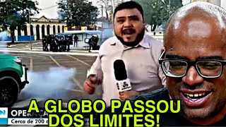 REPÓRTER DA GLOBO FILMA TlROTElO SEM COLOTE APROVA DE BAL4S [upl. by Annaear81]