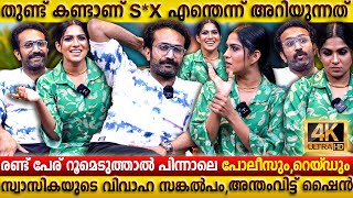 Shine Tom ChackoampSwasika Funny Interview  Vivekanandan Viral Aanu shinetomchacko swasika [upl. by Nelubez]