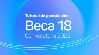 Beca 182025 tutorial de postulación para la preselección [upl. by Relyhcs]