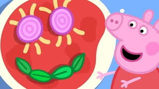 Peppa Pig Makes Pizza  Peppa Pig Official  Family Kids Cartoon [upl. by Otrevlig]