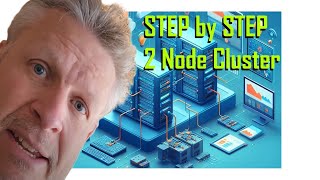 EASY 2 Node Windows Failover Cluster Tutorial with File Share Witness [upl. by Auoy27]