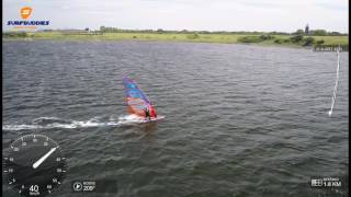 Fanatic Falcon 132 Gaastra Vapor 2016 86 Muziek by Ram6 [upl. by Garrick]