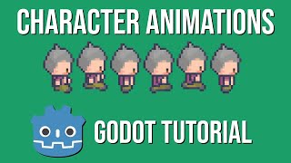 How to Setup Player Animations for 2D Characters in Godot [upl. by Allbee670]