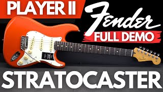 Fender PLAYER II Stratocaster ROSEWOOD FULL DEMO [upl. by Mcneely]