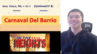 Carnaval Del Barrio In the Heights Reaction  Music Mondays [upl. by Elinor]