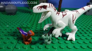 Lego Jurassic World Dominion Atrociraptor Dinosaur Bike Chase 76945 [upl. by Ingrim188]