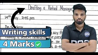 4 मार्क नक्की मिळतील  drafting virtual massage  writing skills  12th English by da2 academy 2024 [upl. by Britt189]