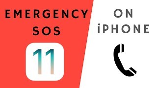 Emergency SOS on iPhone [upl. by Htebaras790]