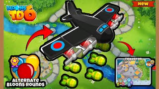 Alternate Bloons Rounds in Tinkerton Map Completed On Hard Bloons TD 6 [upl. by Sackey]