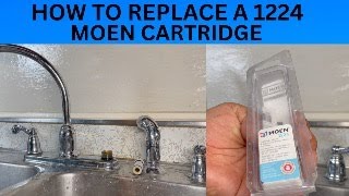 HOW TO REPLACE A 1224 MOEN CARTRIDGE [upl. by Cirred]