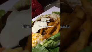 Yummy dinner sizzler platepasta [upl. by Ikey]