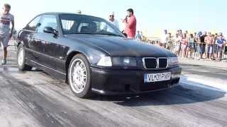 BMW E36 M50 308HP vs OPEL CALIBRA [upl. by Ahseiat137]