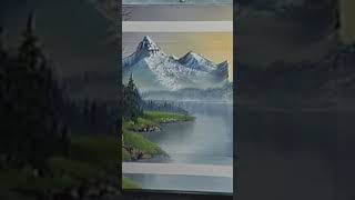 Taking the Painters Tape off of the Canvas paintlikebobross [upl. by Rodoeht]