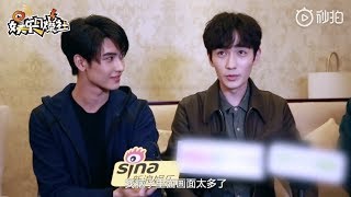 EN SUB 20190413 朱一龍Zhu Yilong 盜墓筆記《重啟之極海聽雷》探班 娛樂日報社 The Lost Tomb Reboot Sina Entertainment [upl. by Hesoj]