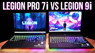 Legion 9i vs Legion Pro 7i Review Summary  Performance Display Thermals Benchmarks Gameplay [upl. by Aizirtap]