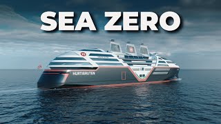 Zero Emission Cruise Ship with Retractable Solar Sails Set to Launch in 2030  Sea Zero [upl. by Nomelihp]