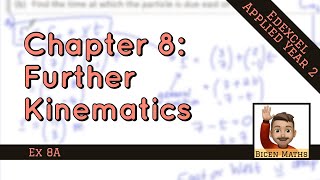 Further Kinematics 1 • Vector Motion • Mech2 Ex8A • 🎲 [upl. by Anum]