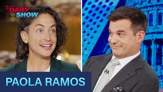 Paola Ramos  “Defectors” Latino Voters amp VP Debate Reactions  The Daily Show [upl. by Gant]