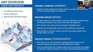 Ambient Noise Tomography GGS Canada  Webinar [upl. by Einahpetse]