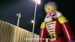 Giant Helium Parade Balloon 45 foot Nutcracker Parade Balloon [upl. by Sane]