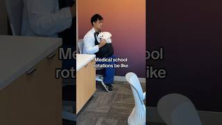 The Medical Office Med school rotations be like medicalstudent medicalschool comedy skit [upl. by Aihsiyt]