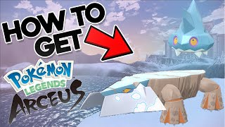 HOW TO GET HISUIAN AVALUGG in POKEMON LEGENDS ARCEUS [upl. by Eenitsed]