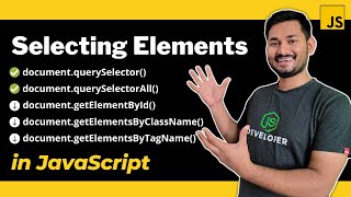 Selecting Elements in JavaScript  DOM Manipulation  The Complete JavaScript Course  Ep52 [upl. by Raab]