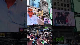 quotMay Flowersquot Art Exhibit on Time Square [upl. by Eerot617]