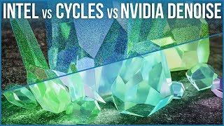 Denoising in Blender 281  Intels ML Compositing Node vs Cycles vs NVIDIA DNoise [upl. by Nekciv65]