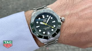 TAG Heuer Aquaracer Chronometer green 42 mm [upl. by Ninahs]