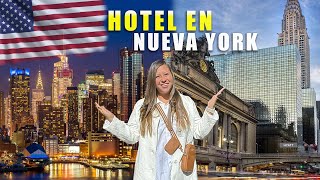 MI PRIMERA VEZ EN UN HOTEL DE NUEVA YORK 🇺🇸😱 [upl. by Nalim]