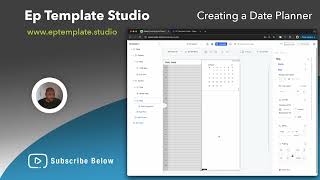 Ep Template Studio  Creating a Day Planner [upl. by Ozneral327]