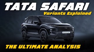 Tata Safari Variants Explained  Smart O Pure O Adventure Accomplished [upl. by Atikan341]