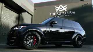 First 2014 Avorza Range Rover Lumma CLR R Widebody Edition done by Alex Vega at The Auto Firm [upl. by Strickler]