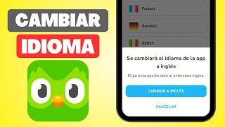 Cómo Cambiar el Idioma de la Aplicación Duolingo Funciona [upl. by Lrigybab460]