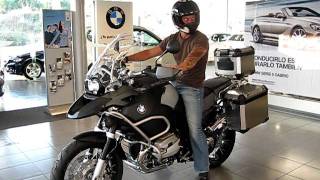 BMW R1200 GS ADVENTURE 1STE START [upl. by Idnal]