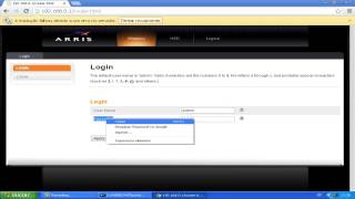 Como trocar senha do WIFI  roteador ARRIS [upl. by Webster]