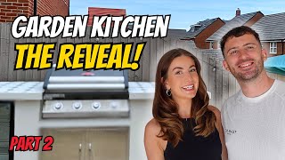 THE ULTIMATE DIY OUTDOOR KITCHEN the reveal [upl. by Nady]