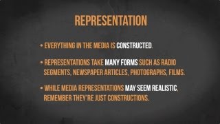 Media Representation  Media in Minutes  Episode 7 [upl. by Trina438]