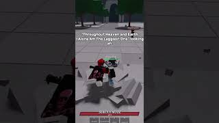 Laggiest server I came across strongestbattelgrounds roblox shorts funny [upl. by Gunther]