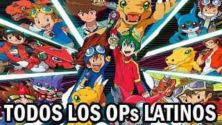 DIGIMON  Todos los Openings en Español LATAM 1999  2020 [upl. by Dilly]