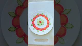 learn how to make vegetable salad easy cutting vegetablecarving art foodart fruitart shorts [upl. by Nelyk399]