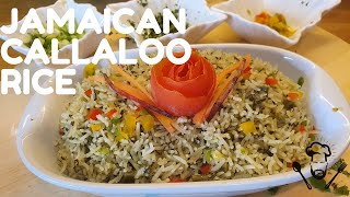 How to cook Callaloo Rice  Cook And Inspire [upl. by Ycats812]