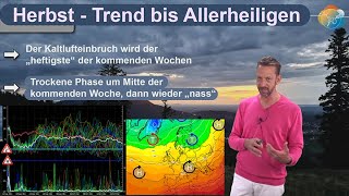 Herbst Trend bis Allerheiligen Nach Kaltlufteinbruch normales Herbstwetter Kein Wintereinbruch [upl. by Nonnag]