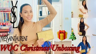 YSL WOC Christmas Unboxing 🎄 [upl. by Helsa571]