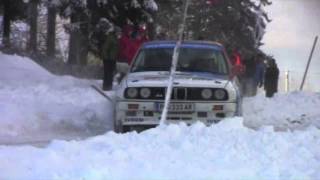 Niki Glisic  Alfred Glaser BMW M3 E30  JännerRallye 2012 [upl. by Edelson]