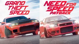 Need for Speed Payback Trailer GTA 5 Remake Side by Side [upl. by Wyne]