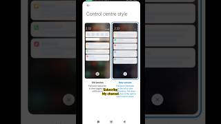 MIUI 13 control center enable  all xiaomi  mi  redmi and poco device shorts [upl. by Dawaj]